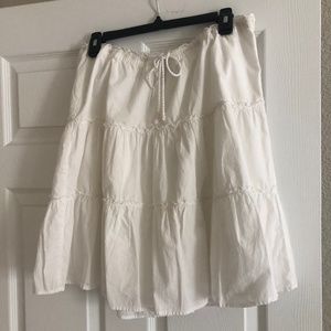 White summer skirt
